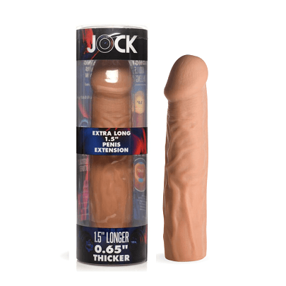 JOCK Extra Long 1.5" Penis Extension Sleeve- Medium - Take A Peek