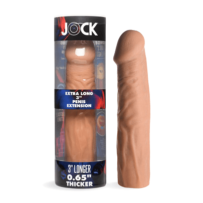 JOCK Extra Long 3" Penis Extension Sleeve - Medium - Take A Peek