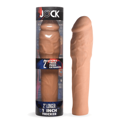 JOCK Extra Thick 2" Penis Extension Sleeve - Medium - Take A Peek