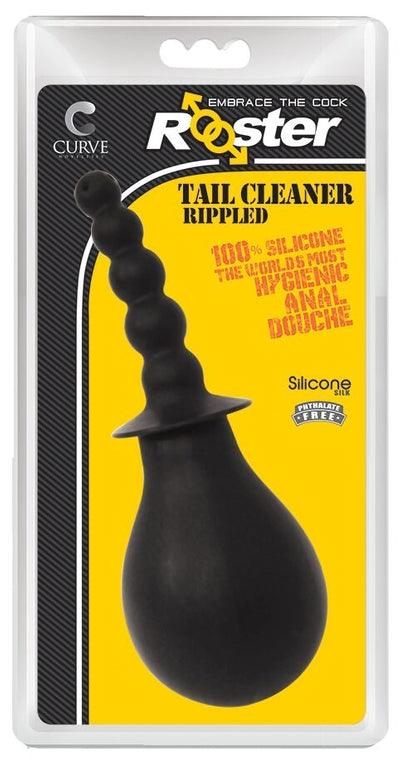 Rooster Tail Cleaner Rippled - Black - Take A Peek