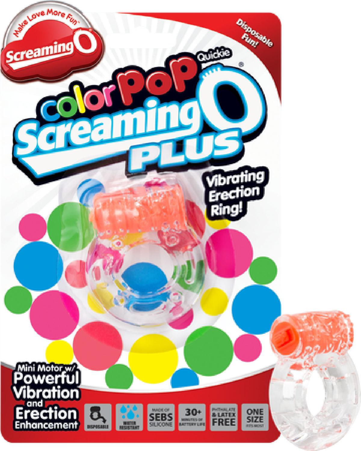 Screaming O Color Pop Quickie Plus - Take A Peek