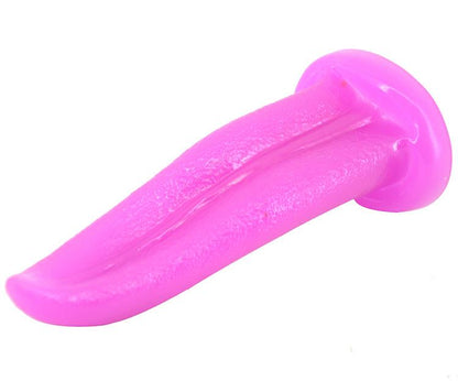 Tongue Shape Anal Plug Purple - Take A Peek