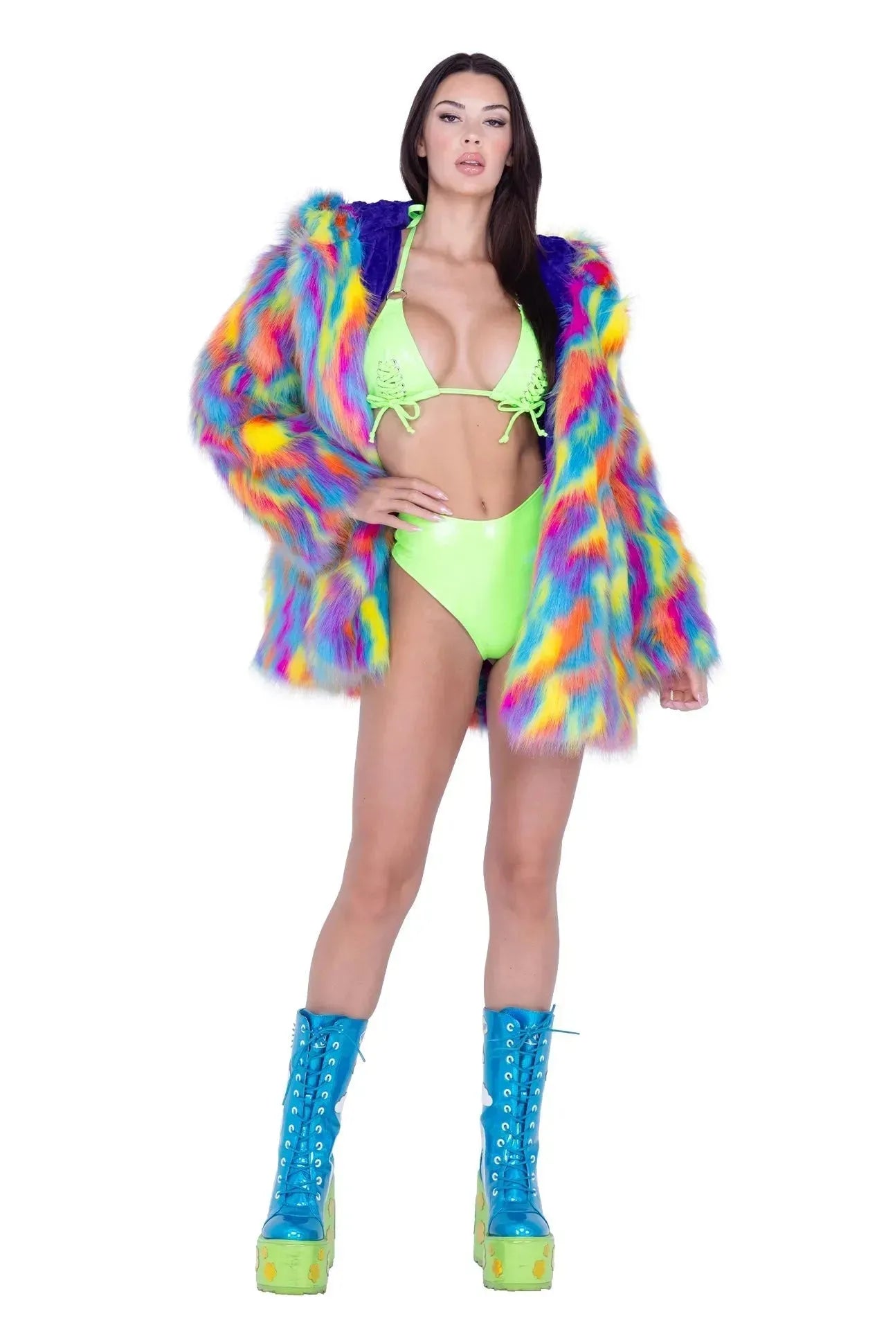 FE311 - PVC High-Cut Short - Take A Peek