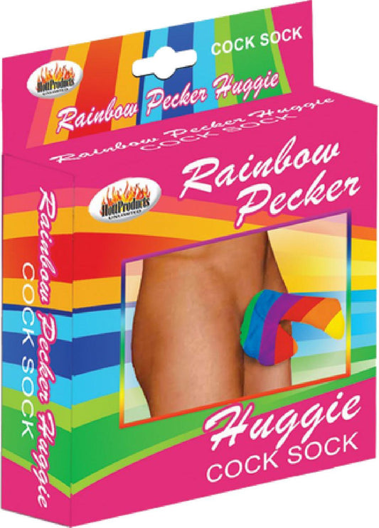 Rainbow Pecker Huggie - Cock Sock - Take A Peek