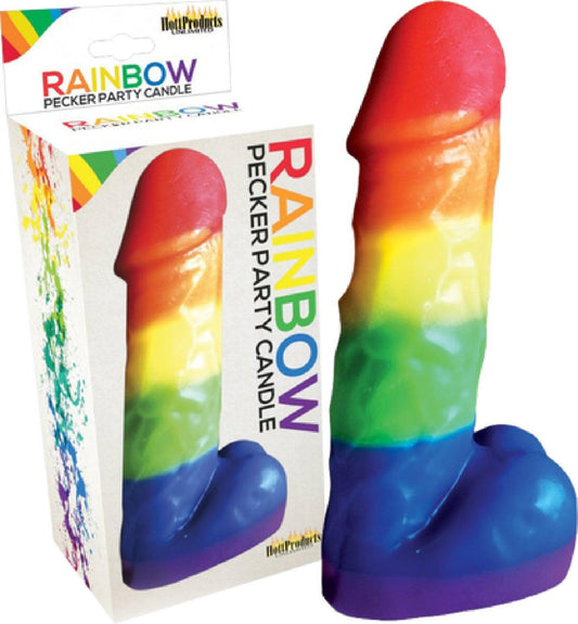 Rainbow Pecker Party Candle - Take A Peek