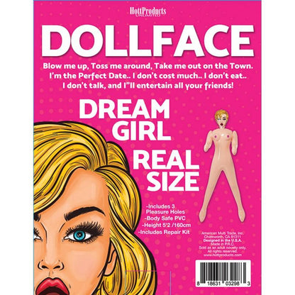 Doll Face Blow Up Doll - Take A Peek
