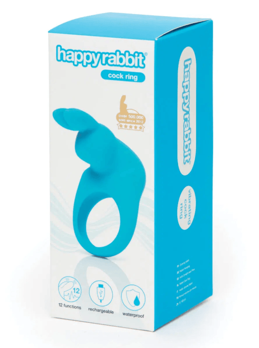Happy Rabbit Rechargeable Cock Ring Blue - Take A Peek