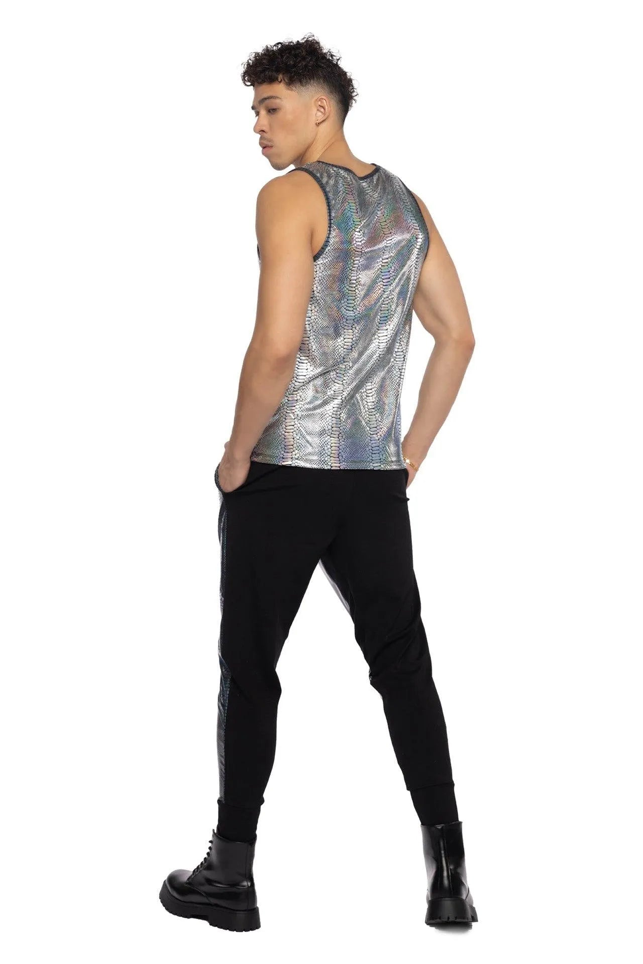 JR152 - Two-Tone Men's Tank - Take A Peek