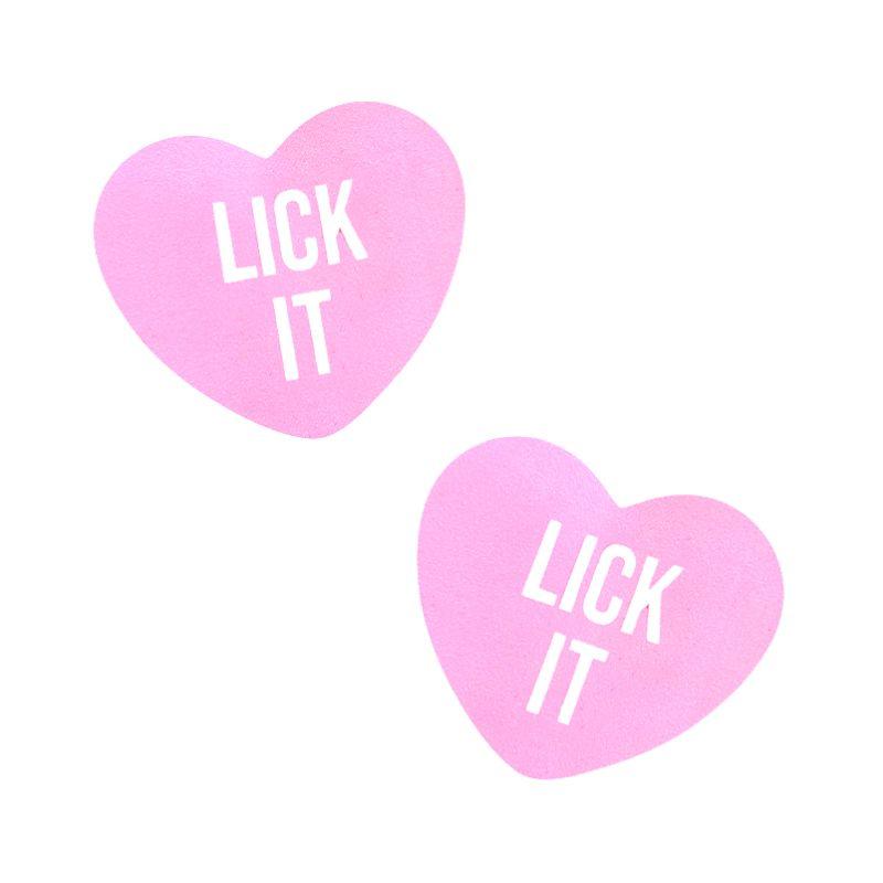 Lick It Love Heart Pasties - Take A Peek