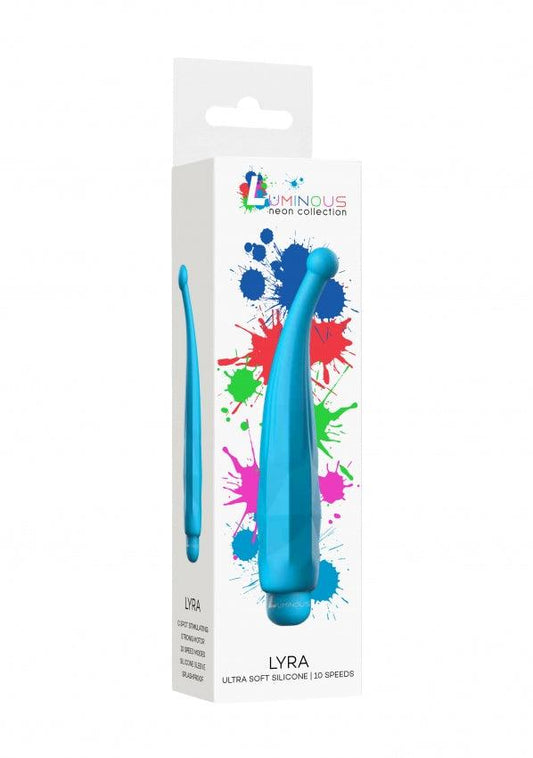 Lyra - ABS Bullet With Silicone Sleeve - 10-Speeds - Turqiose - Take A Peek
