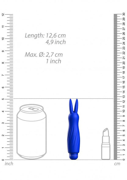 Sofia - ABS Bullet With Silicone Sleeve - 10-Speeds - Royal Blue - Take A Peek