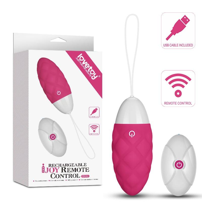 IJOY Wireless Remote Control Rechargeable Egg Pink - Take A Peek
