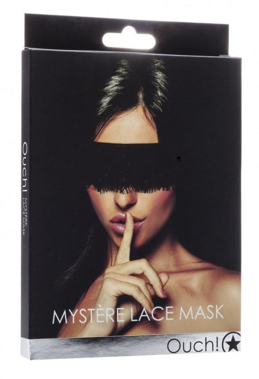 MystÃ¨re Lace Mask - Black - Take A Peek