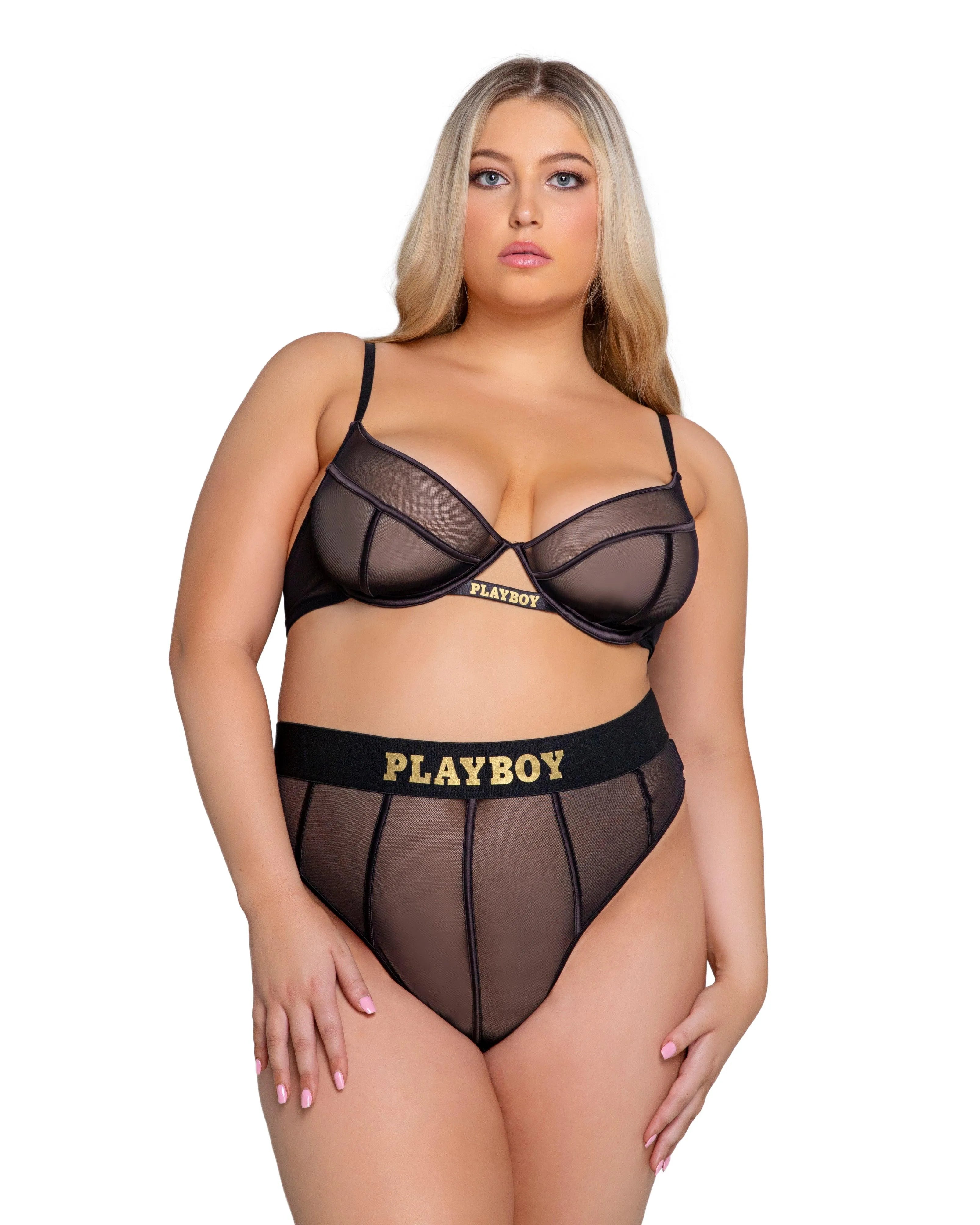 PBLI119 - Playboy Cage 2-Piece Set - Take A Peek