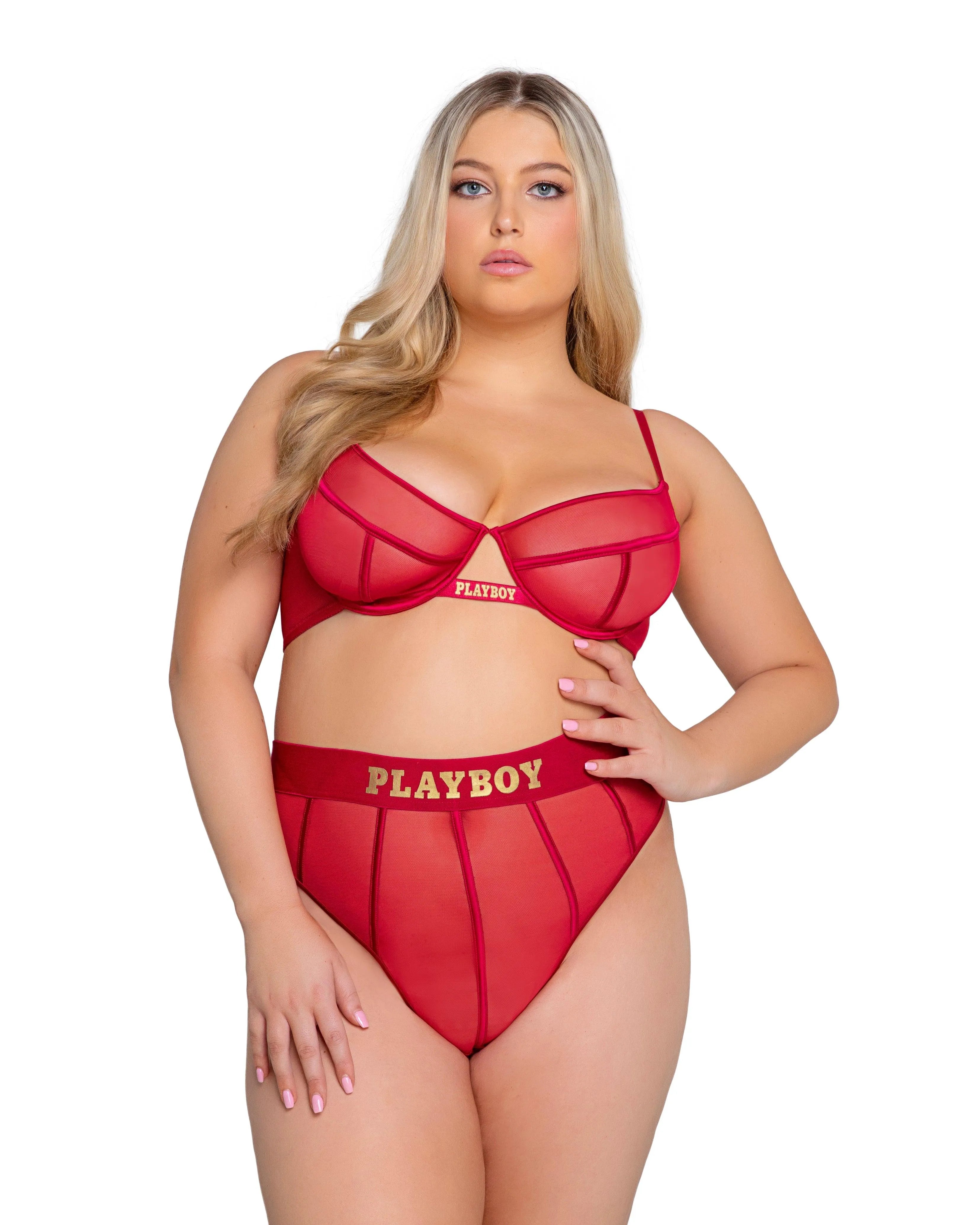 PBLI119 - Playboy Cage 2-Piece Set - Take A Peek
