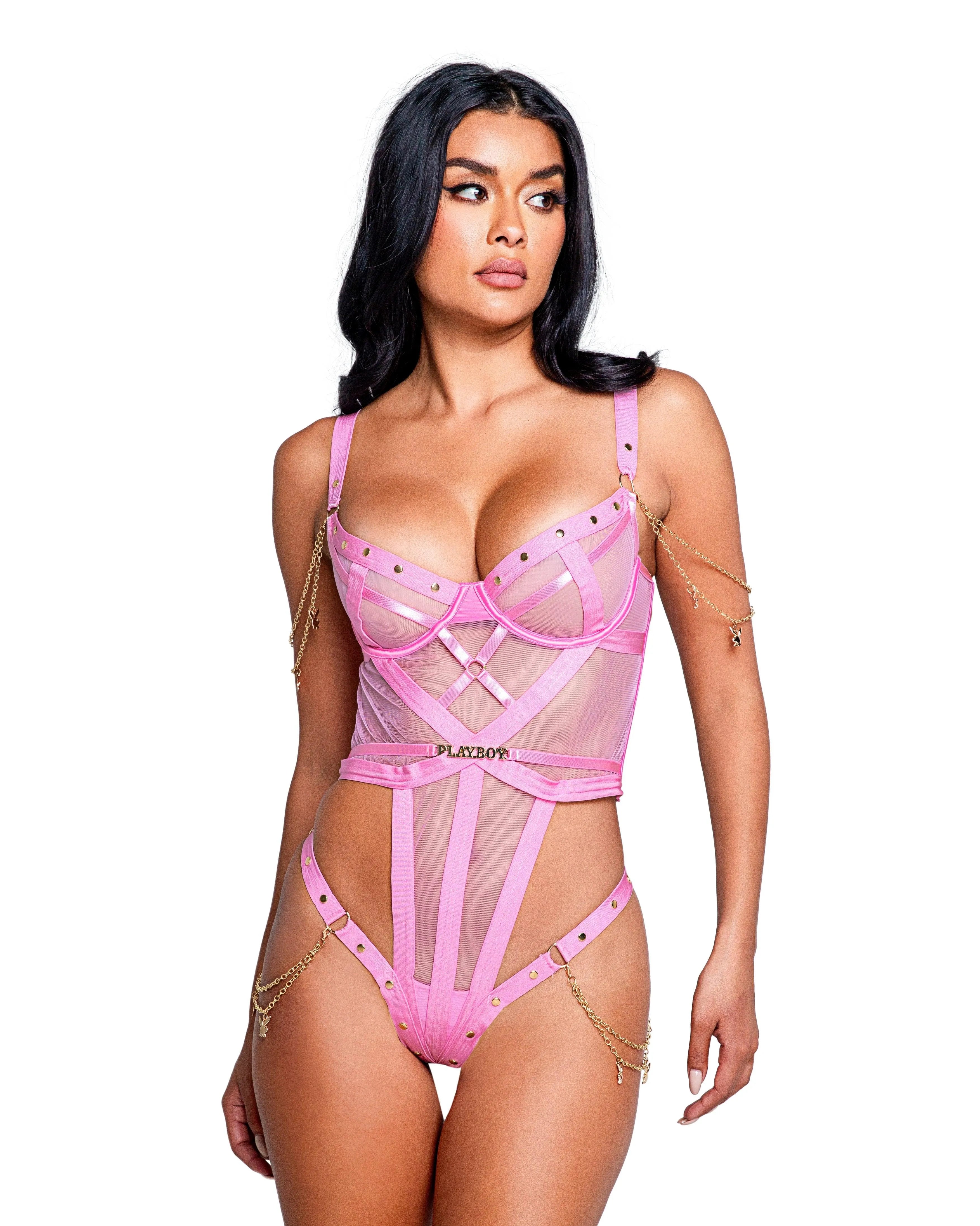 PBLI124 - Playboy Charm Teddy - Take A Peek
