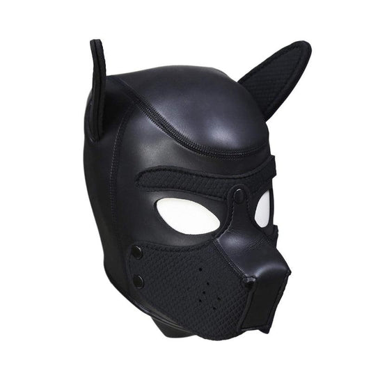 Puppy Play Mask Black - Take A Peek