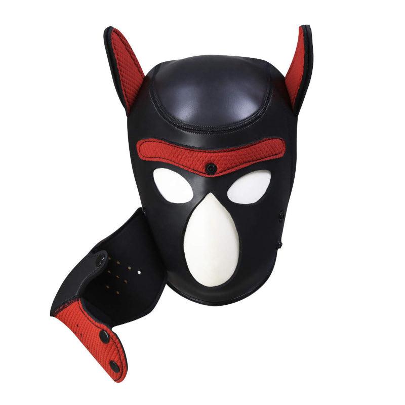 Puppy Play Mask Red - Take A Peek