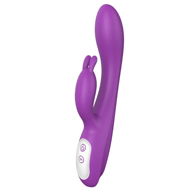 Naughty Heating Rabbit Vibrator - Purple - Take A Peek