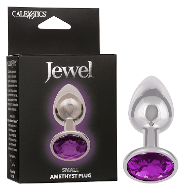 Jewel Small Amethyst Plug - Take A Peek