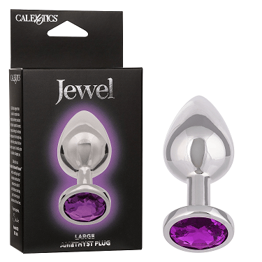 Jewel Large Amethyst Plug - Take A Peek