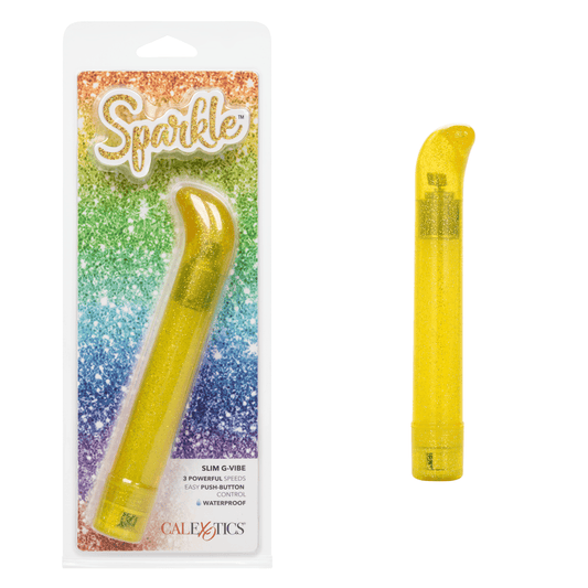 Sparkle Slim G-Vibe - Yellow - Take A Peek