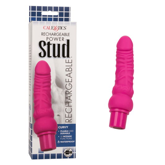 Rechargeable Power Stud Curvy - Pink - Take A Peek