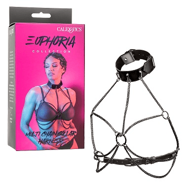 Euphoria Collection Multi Chain Collar Harness - Take A Peek