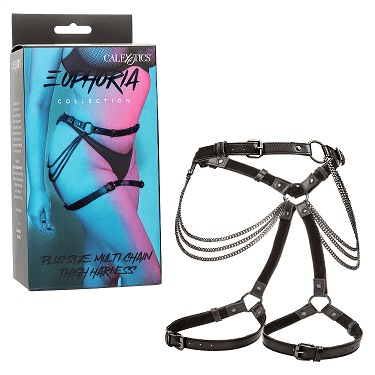 Euphoria Collection Plus Size Multi Chain Thigh Harness - Take A Peek