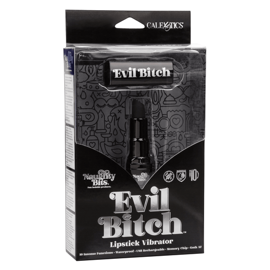 Naughty Bits Evil Bitch Lipstick Vibrator - Take A Peek