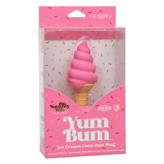 Naughty Bits Yum Bum Ice Cream Cone Butt Plug - Take A Peek