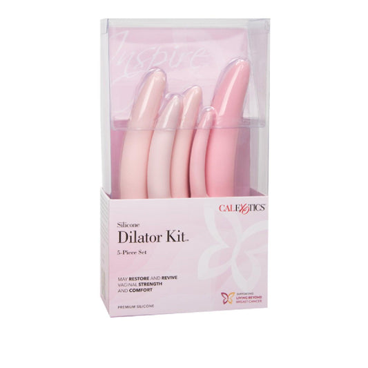 Inspire Silicone Dilator 5-Piece Set (Pink) - Take A Peek