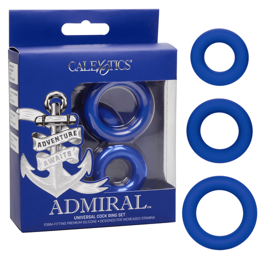 Admiral Universal Cock Ring Set - Take A Peek