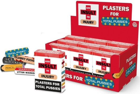 Add Insult To Injury Plasters - Take A Peek