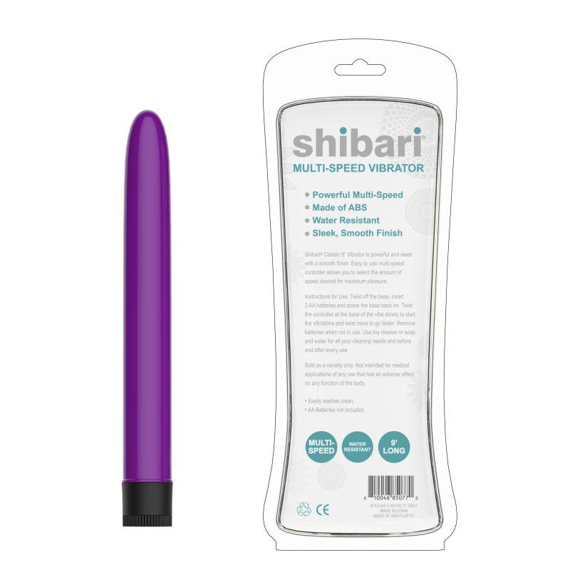 Shibari Multi-Speed Vibrator 9in Purple - Take A Peek