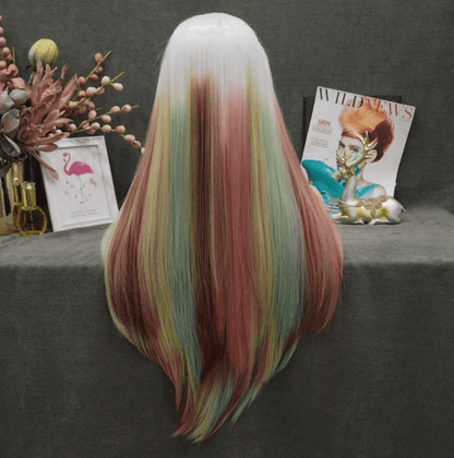 Mixed Coloured Long Wig - Take A Peek