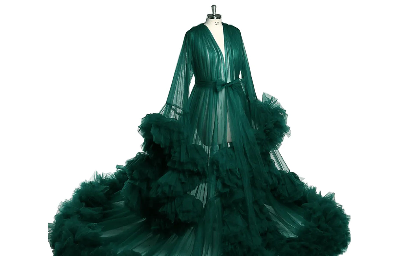 Puffy Ruffles Luxury Robe - Take A Peek