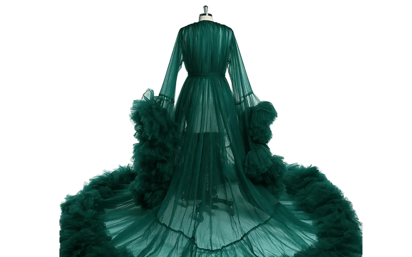Puffy Ruffles Luxury Robe - Take A Peek