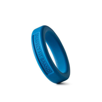 Classic Silicone Medium Stretch Penis Ring 36mm Blue - Take A Peek