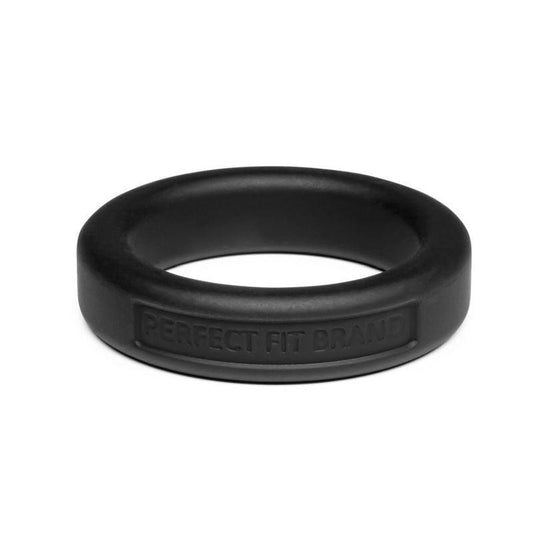 Classic Silicone Medium Stretch Penis Ring 36mm Black - Take A Peek