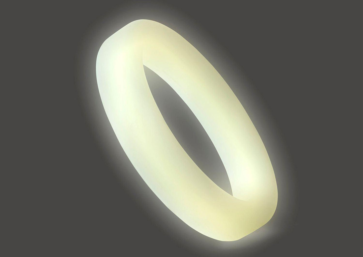 Classic Silicone Medium Stretch Penis Ring 36mm Glow In The Dark - Take A Peek