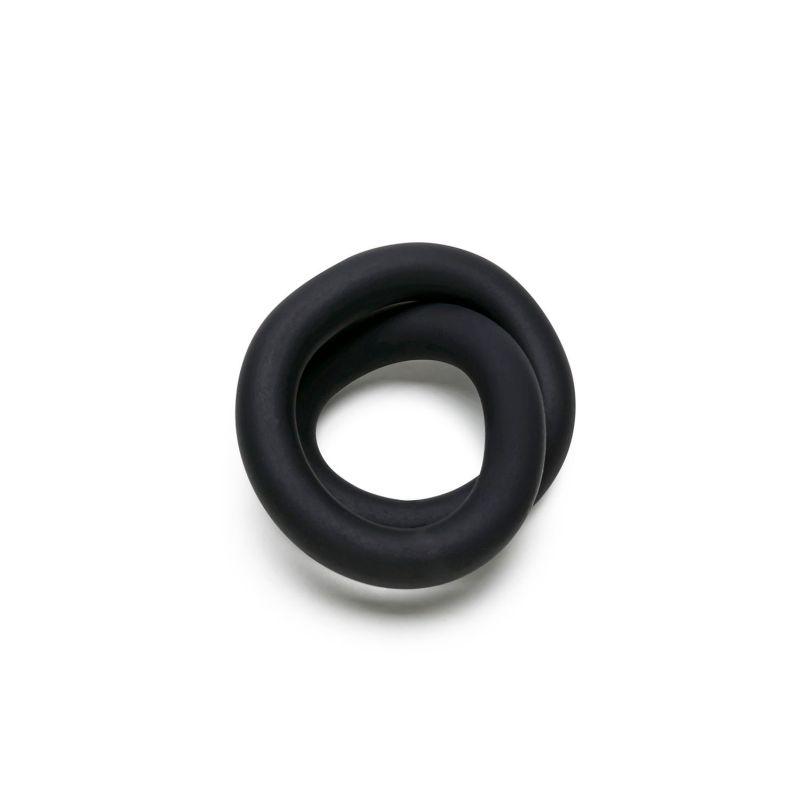 Silicone Hefty Wrap Ring 229mm Black - Take A Peek