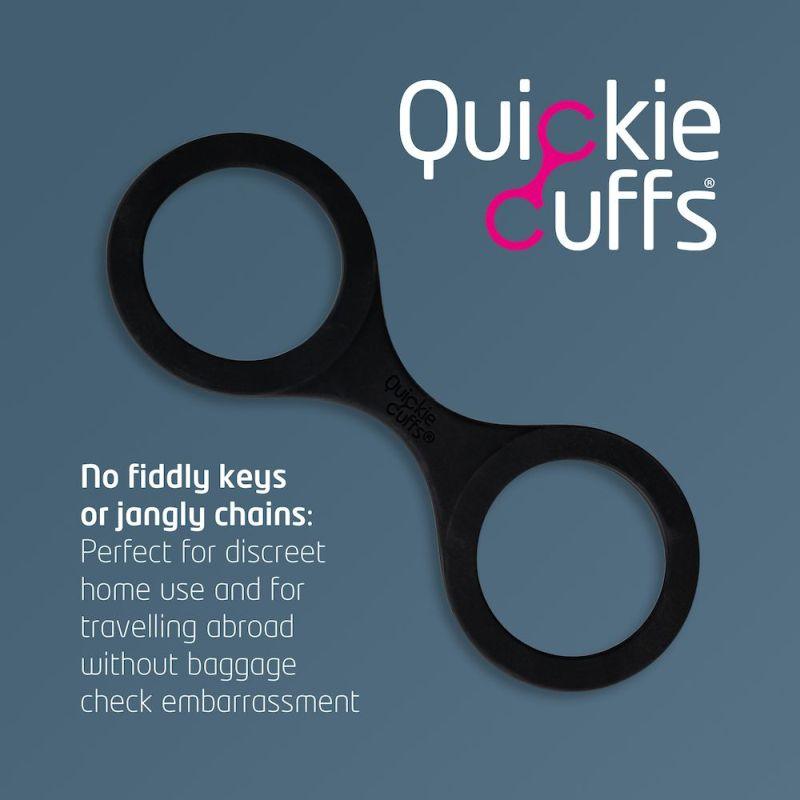 Quickie Cuffs Medium Black - Take A Peek