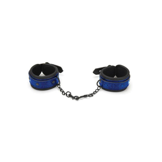 Whip Smart Diamond Handcuff Blue - Take A Peek