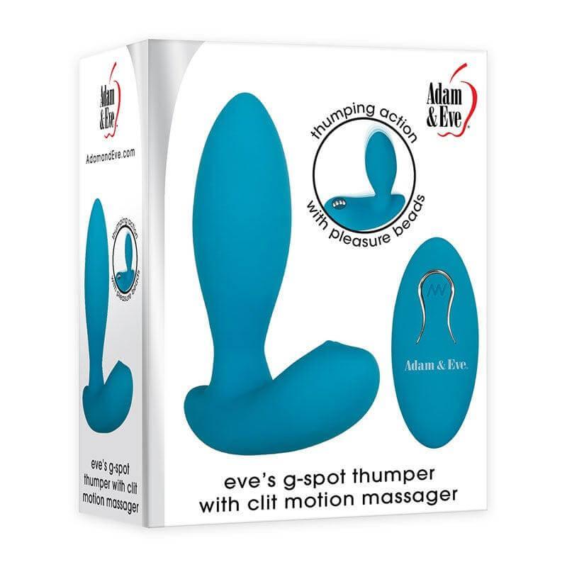 Adam & Eve G-Spot Thumper with Clit Motion Massager - Take A Peek
