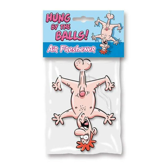 Hung By The Balls Air Freshener - Take A Peek
