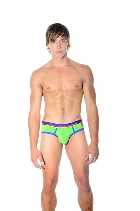 Almost Naked Eclipse Brief w/Show-It, Lime 9495 - Take A Peek