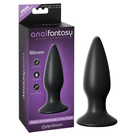 Anal Fantasy Elite Collection Small Rechargeable Anal Plug - Take A Peek