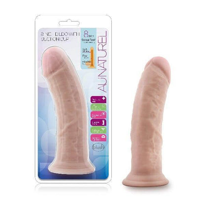 Au Naturel 8in Dildo with Suction Cup Vanilla - Take A Peek
