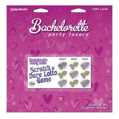 Bachelorette Party Favours - Lotto Cards - Take A Peek